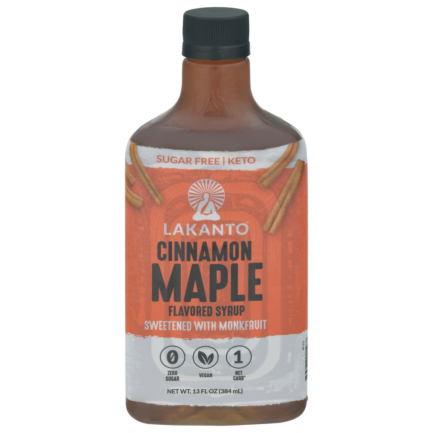 Lakanto Syrup Cinnamon Maple 13 Oz (Pack Of 8)