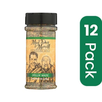 Mad Dog and Merrill Grillin Magic Seasoning - 5 Ounce (Pack of 12)
