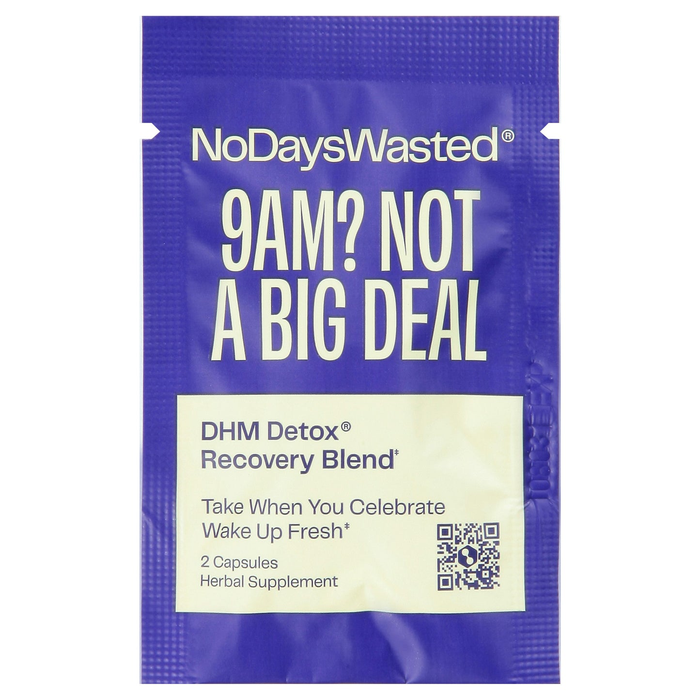 No Days Wasted Detox Recovery Packet 2 Cp (Pack of 30)