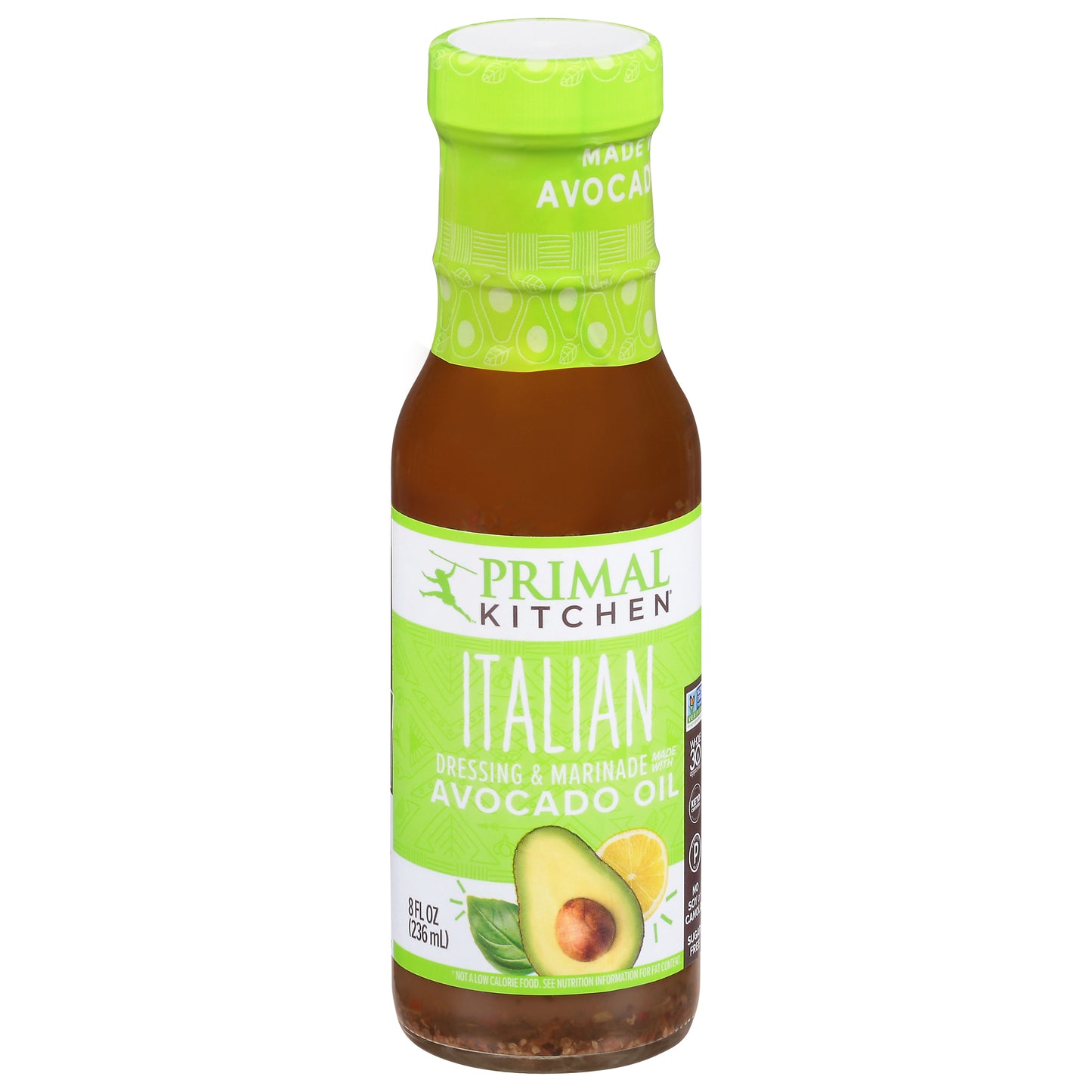 Primal Kitchen Dressing Italian Vinegar Avocado Oil 8 oz (Pack Of 6)