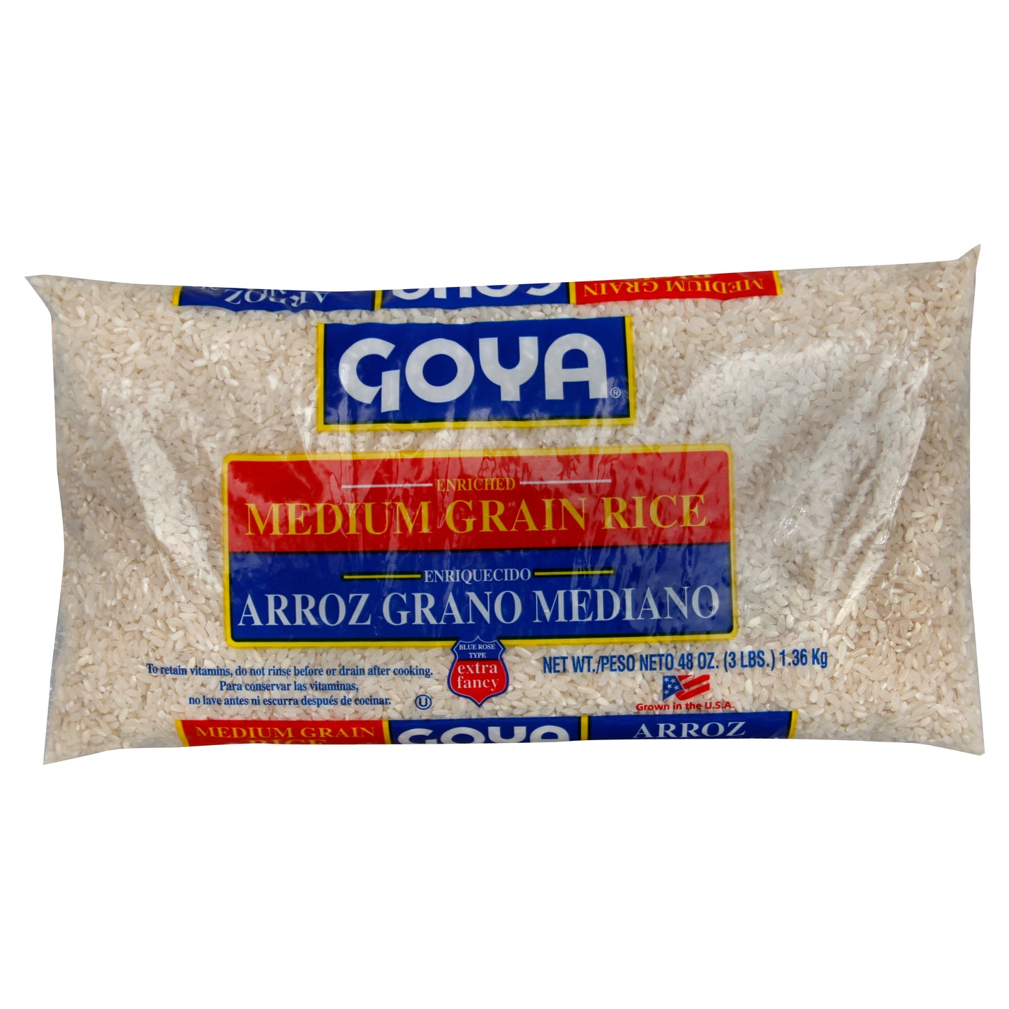 Goya Rice Fancy Blue Rose 3 Lb (Pack Of 20)