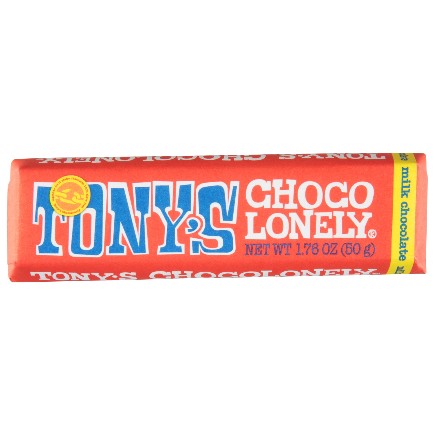 Tonys Chocolonely Bar Milk Chocolate 32 1.76 oz (Pack Of 20)