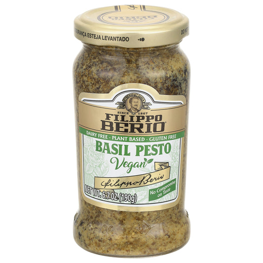 Filippo Berio Pesto Basil 6.7 Oz Pack of 6