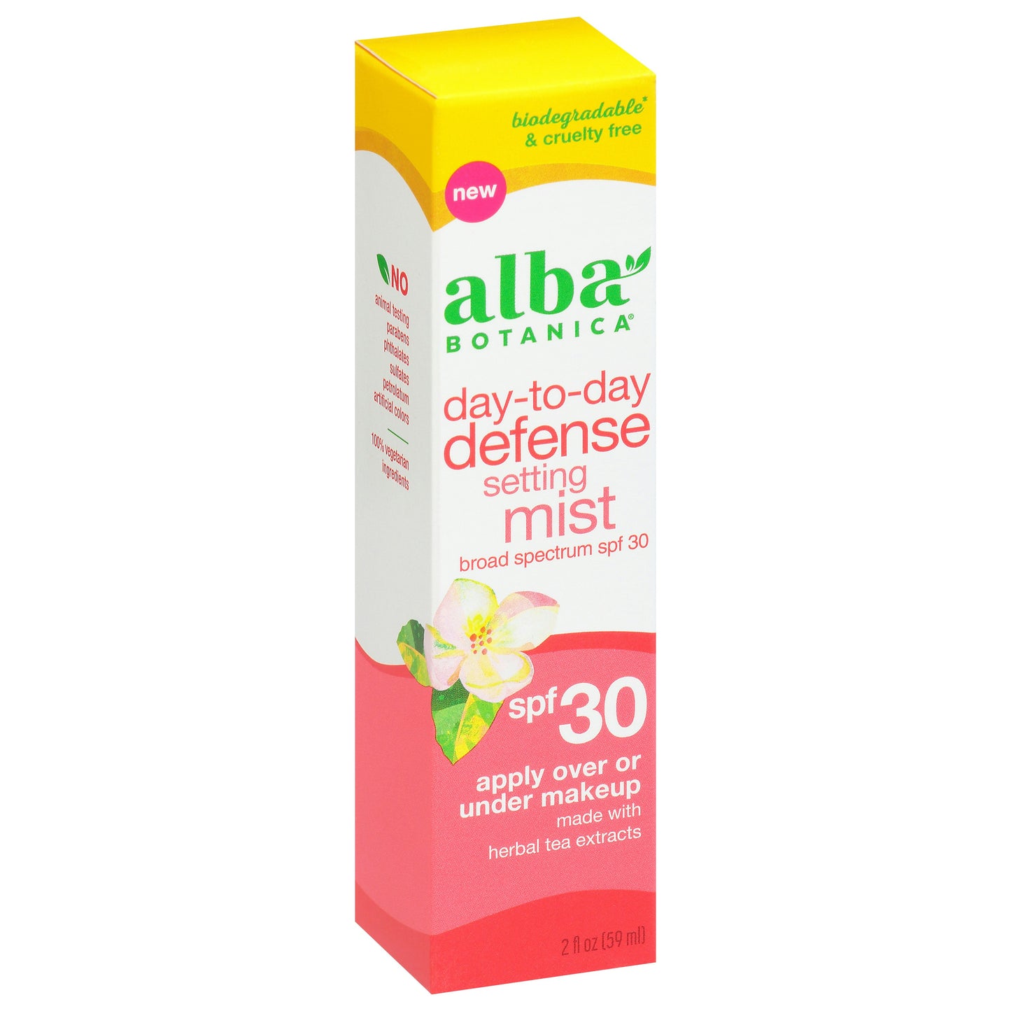 Alba Botanica Mist Facial SPF30 Day 2 Fo