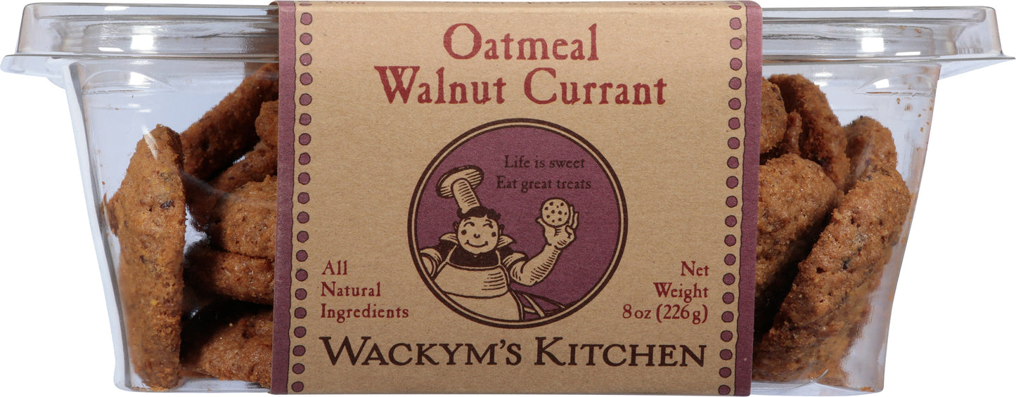 Wackyms Kitchen Cookies Oatmeal Walnut 8 oz (Pack of 12)