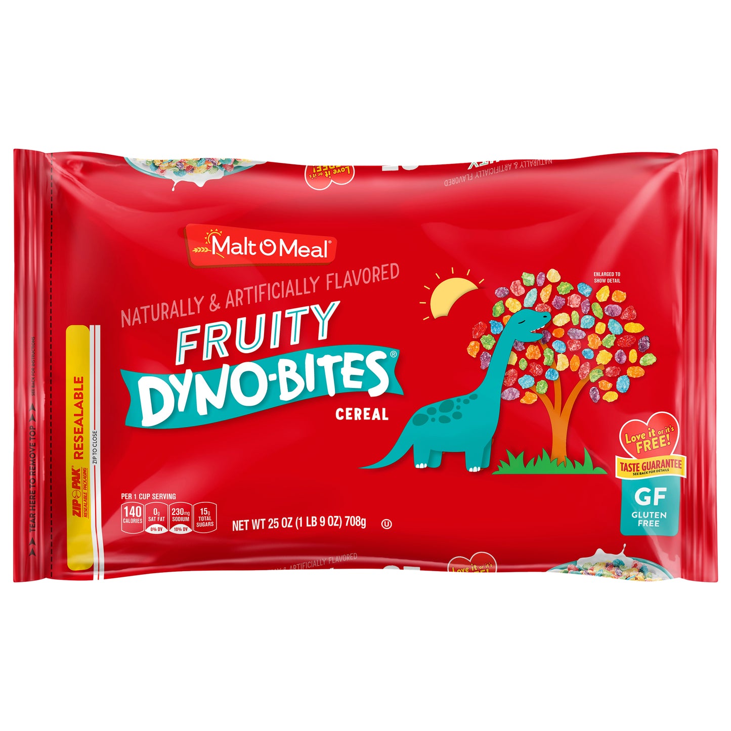Mom Family Size Bag Cereal Fruity Dyno Bites 25 Oz (Pack Of 9)