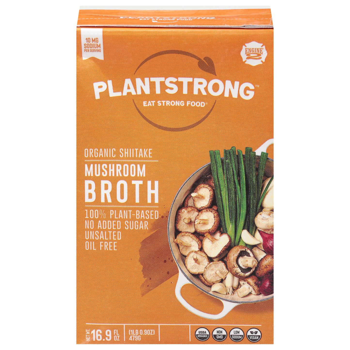 Plantstrong Broth Shiitake Mushroom 16.9 FO (Pack Of 6)