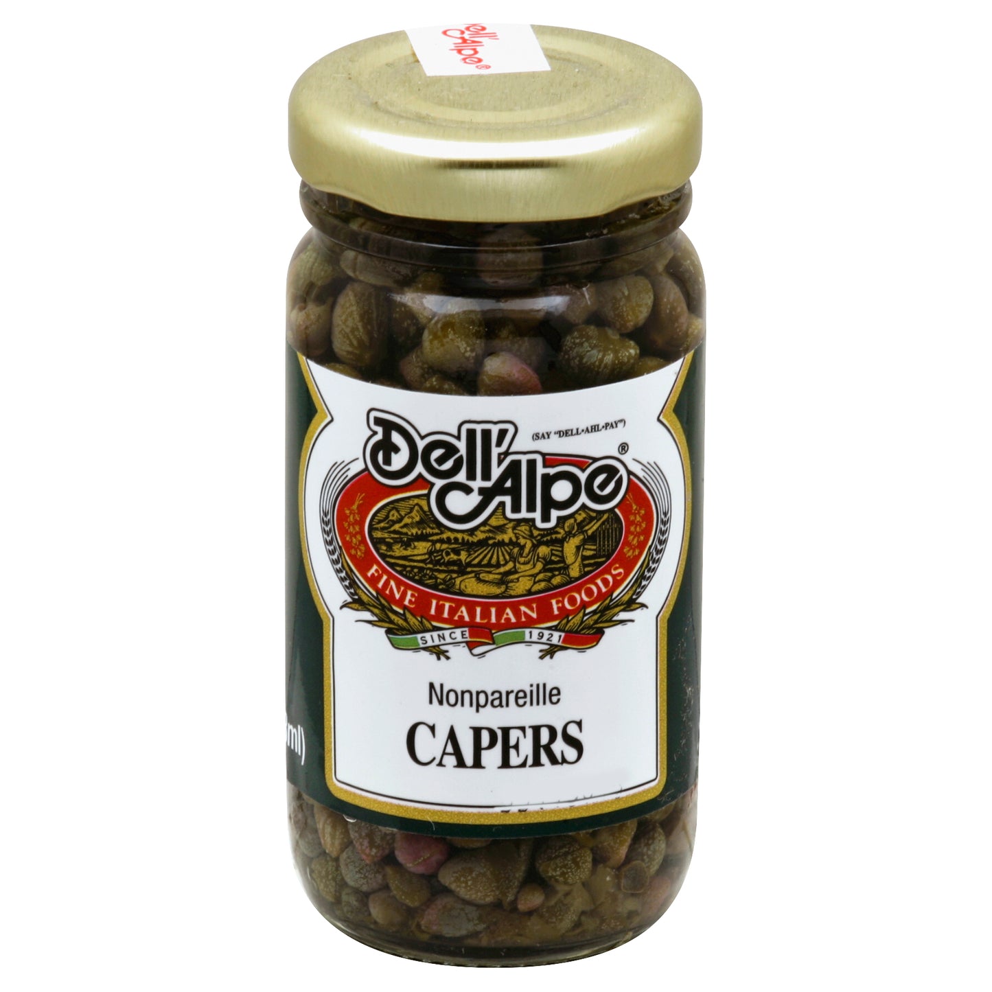 Dell Alpe Caper Nonpariel 3 oz (Pack Of 12)