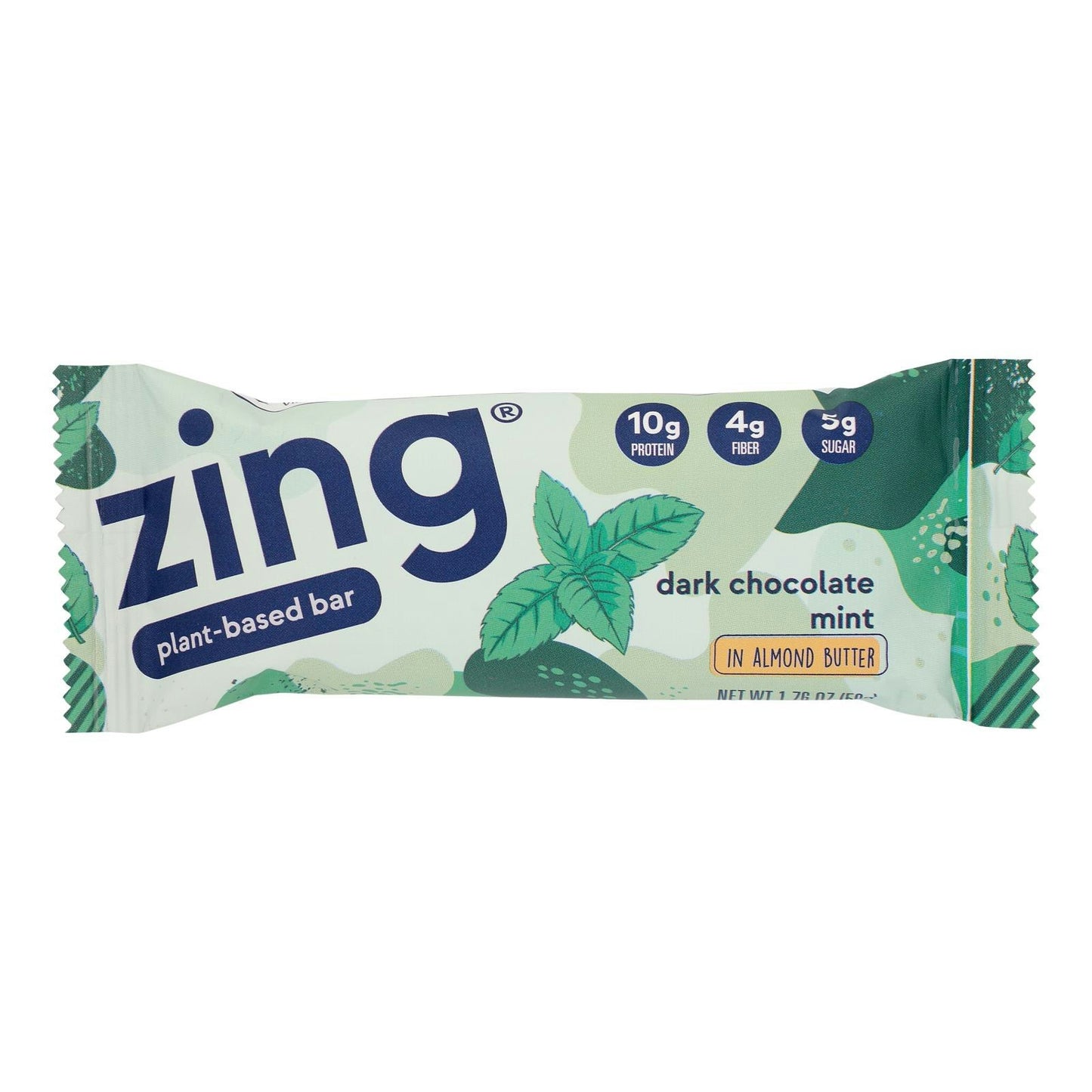 Zing Bars - Nutrition Bar - Dark Chocolate Sunflower Mint - Nut Free - 1.76 oz Bars (Pack of 12)