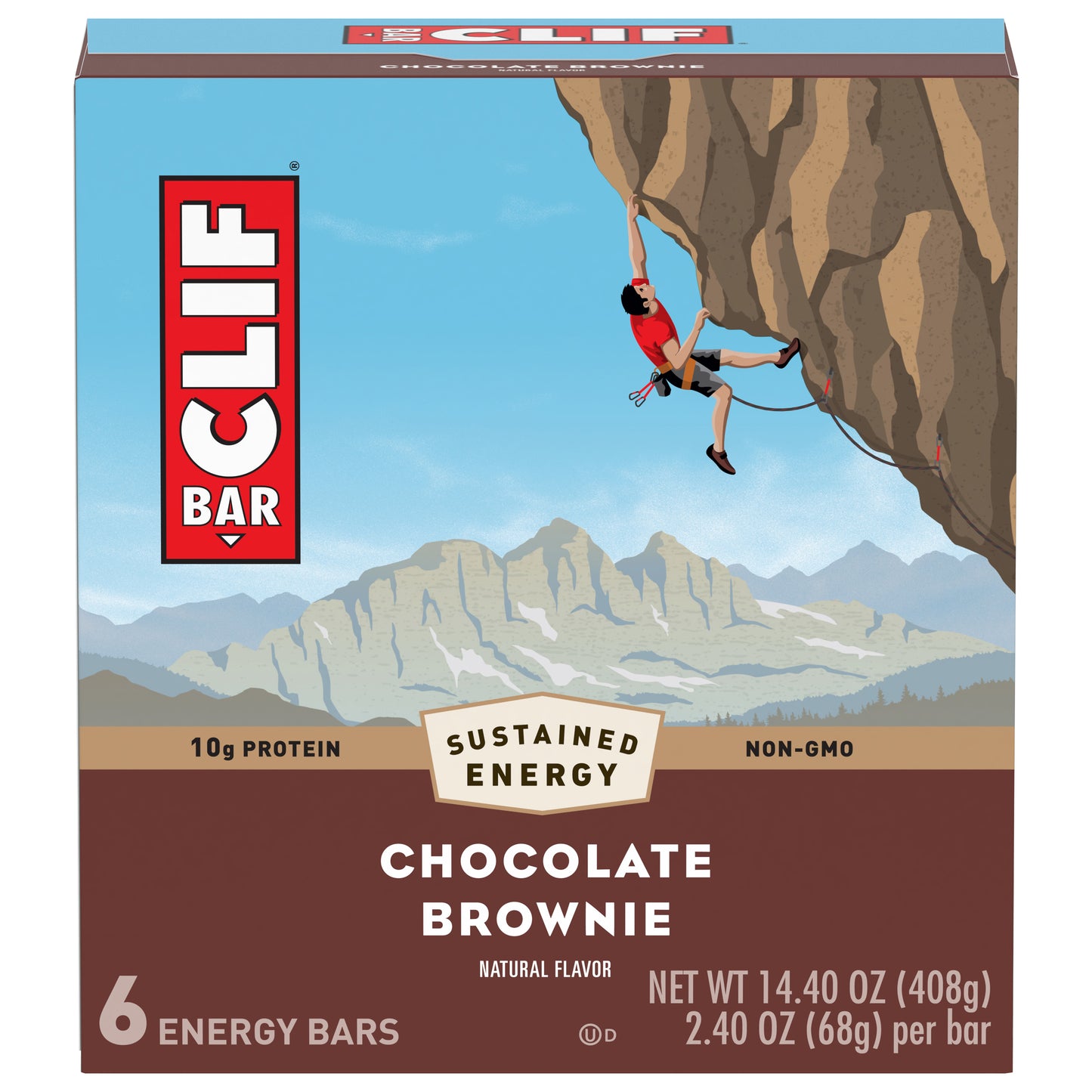 Clif Bar Chocolate Brownie 6 Pc 14.4 oz (Pack Of 6)