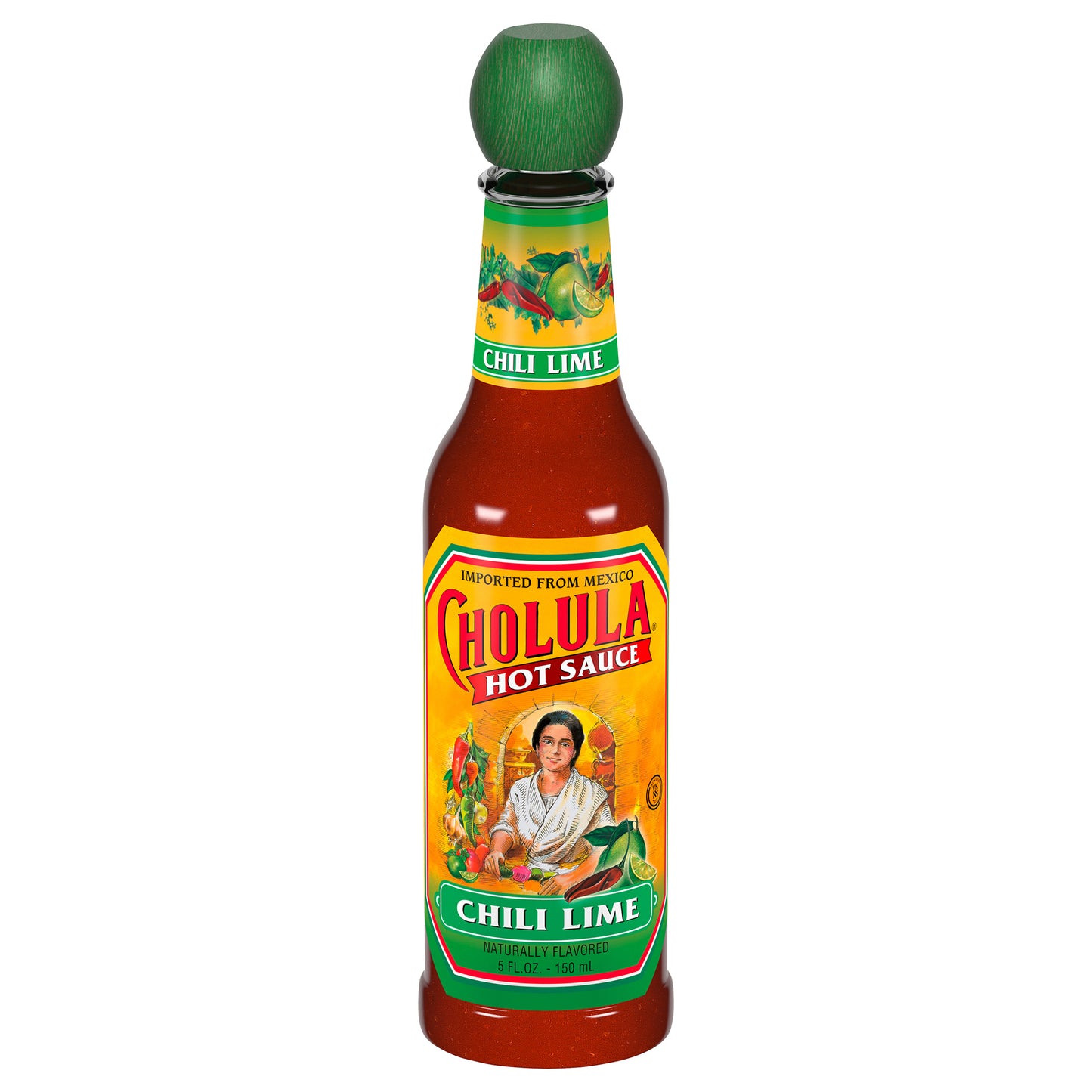 Cholula Sauce Hot Chili Lime 5 oz (Pack Of 6)