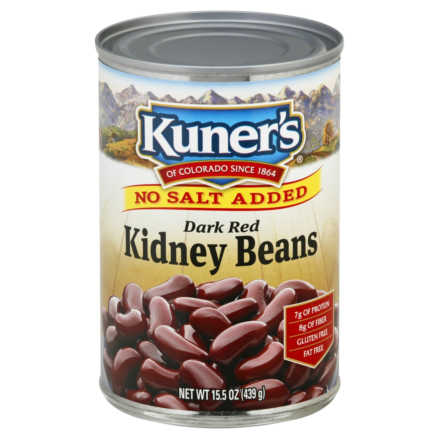 Kuners Bean Kidney Red No Salt 15 oz (Pack of 12)