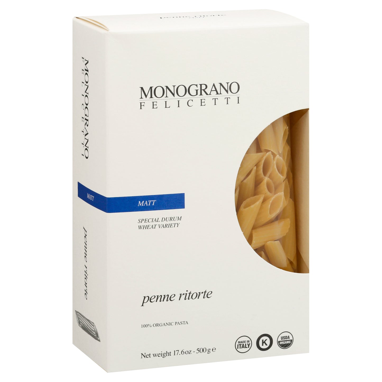 Felicetti Pasta Penne Ristorte Matt 17.6 oz (Pack Of 8)