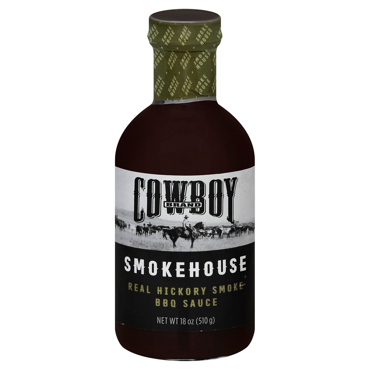 Cowboy Charcoal Sauce Barbeque Hickory Smoke 18 oz (Pack Of 6)