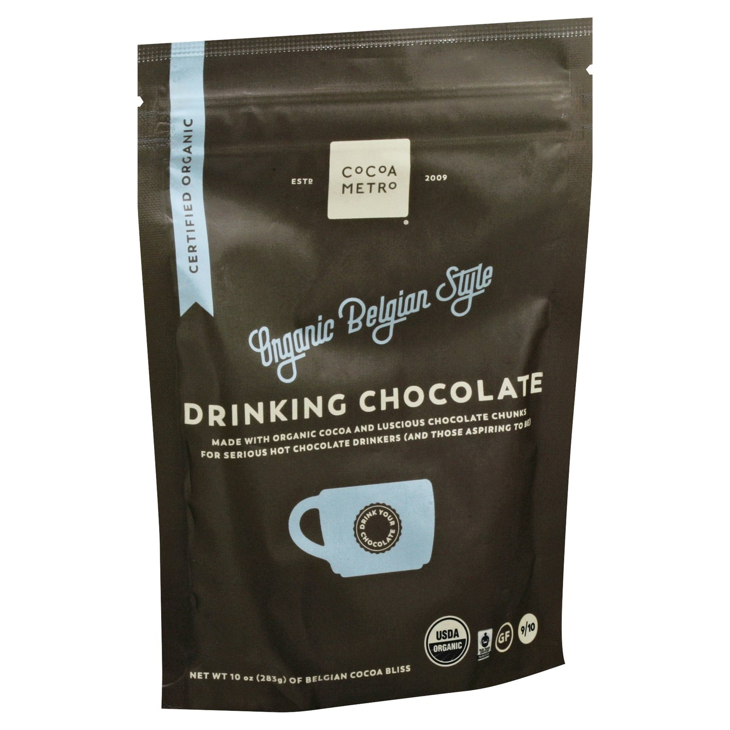 Cocoa Metro Hot Drinking Chocolate Mix 10 Oz (Pack of 6)