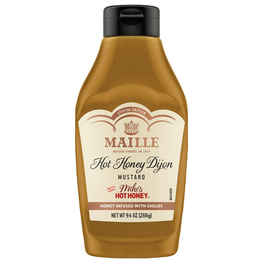 Maille Mustard Dijon Hot Honey 9.4 Oz (Pack of 6)