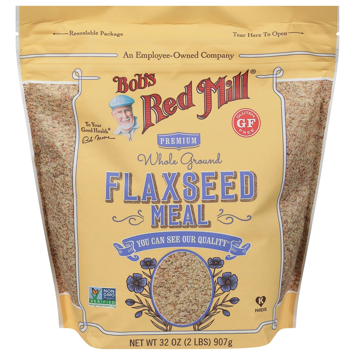 Bobs Red Mill Flaxseed Meal 32 oz (Pack of 4)