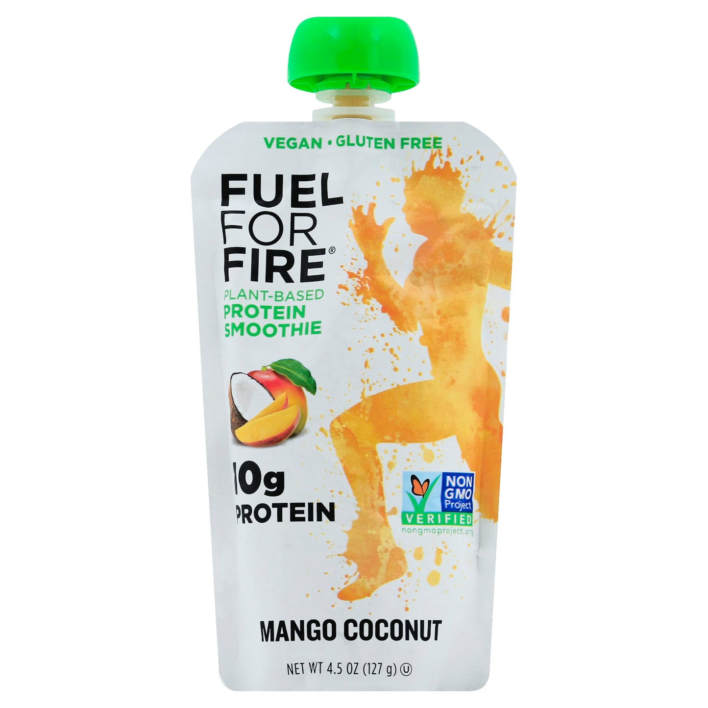 Fuel For Fire Smoothie Vegan Mango Coconut 4.5 Oz (Pack of 12)