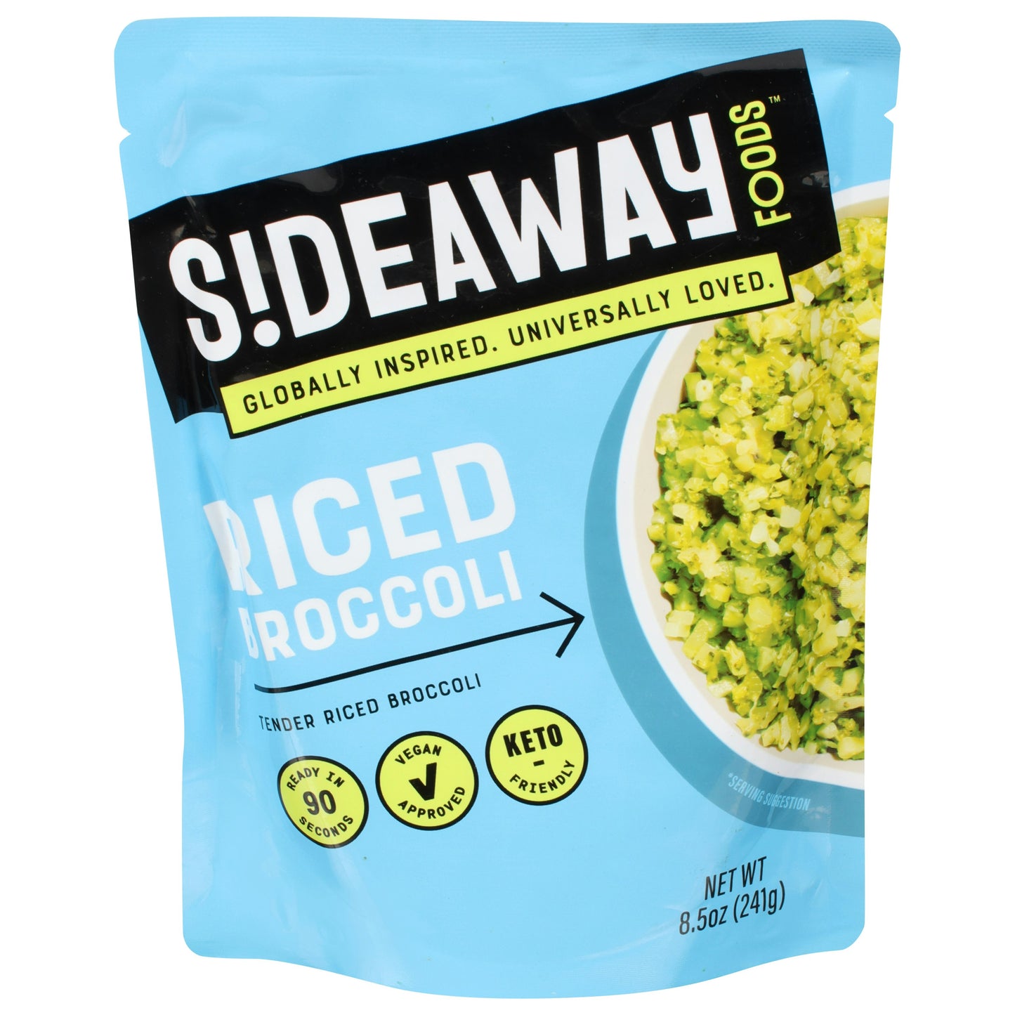 Sideaway Foods Riced Broccoli 8.5 oz (Pack of 6)