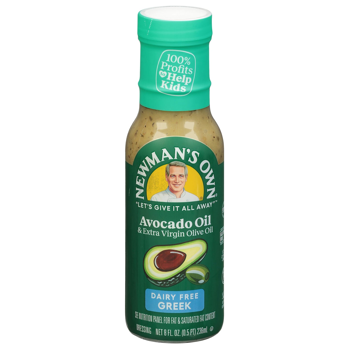 Newmans Own Dressing Olive Oil Greek Avocado O 8 Oz (Pack of 6)