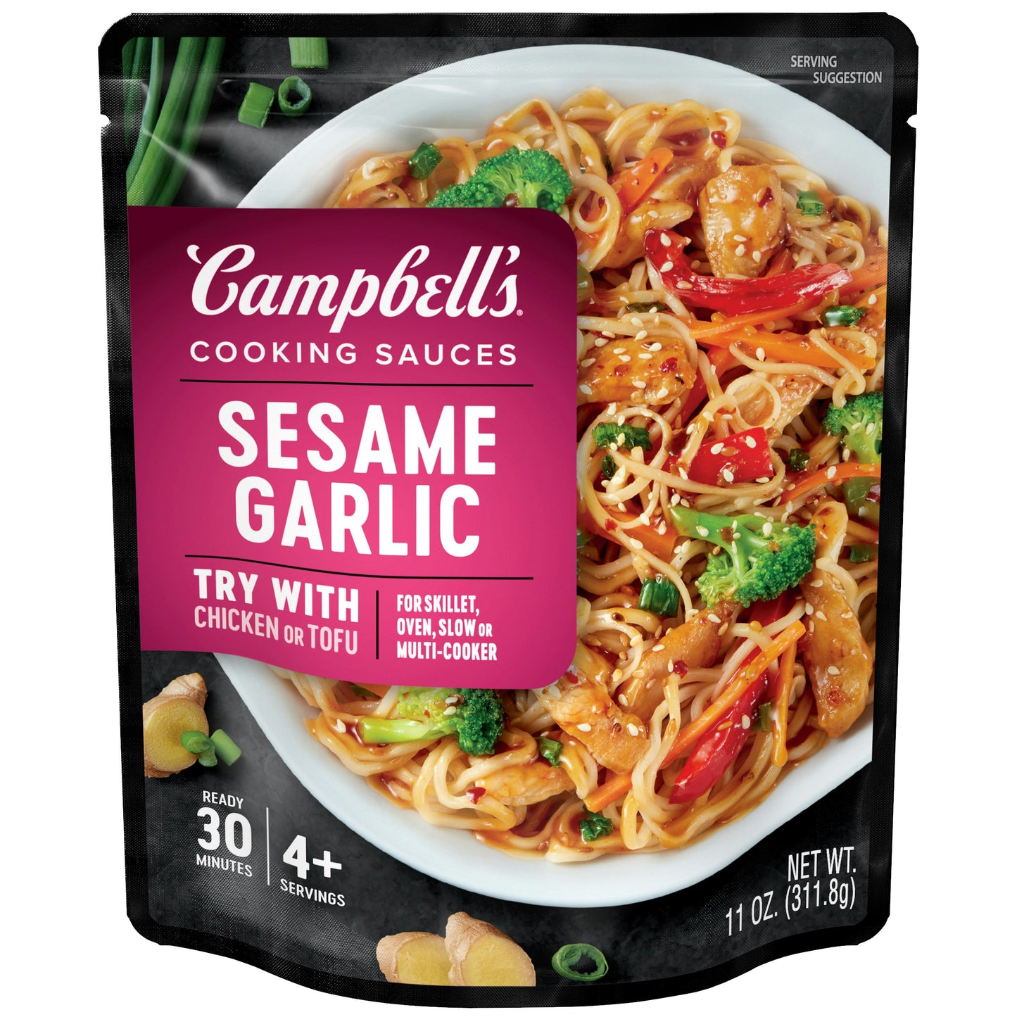 Campbells Sauce Skillet Sesame Chicken 11 oz (Pack of 6)