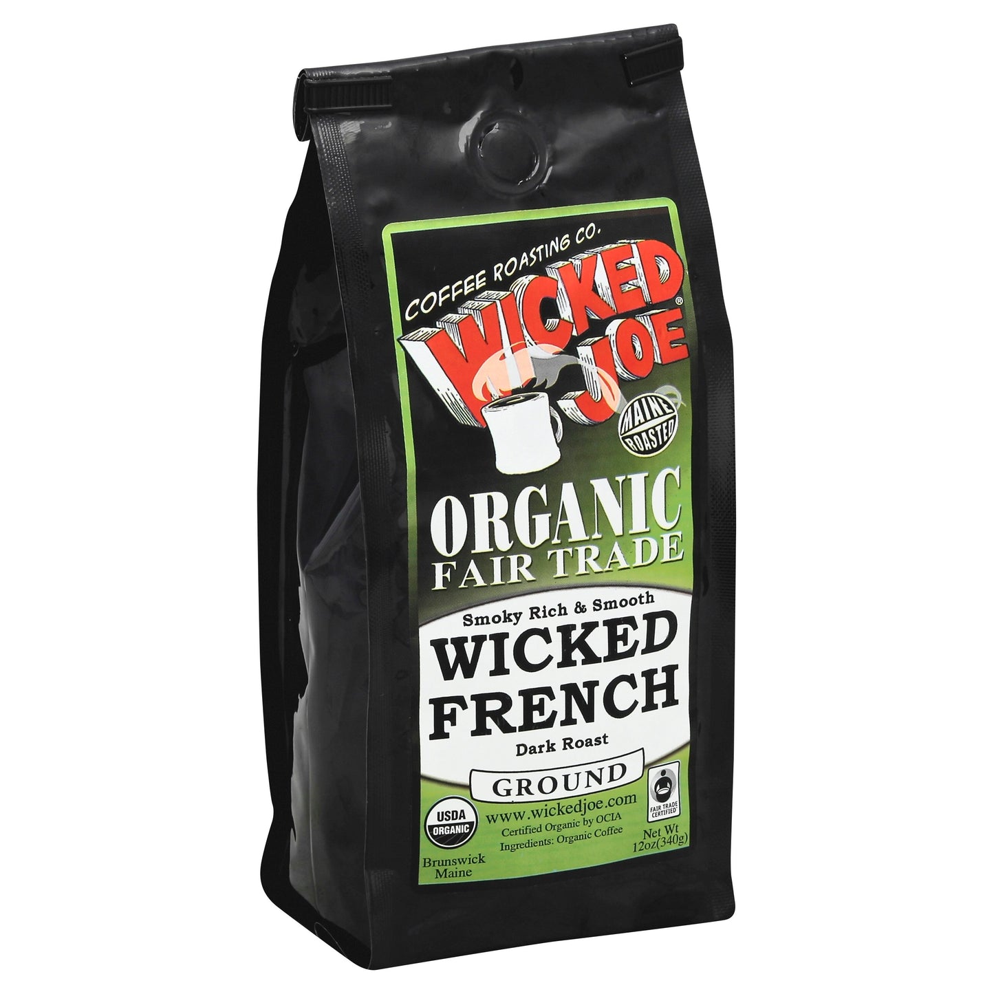 Wicked Joe Coffee Coffee Wicked French Whole Bean 12 Oz Pack of 6