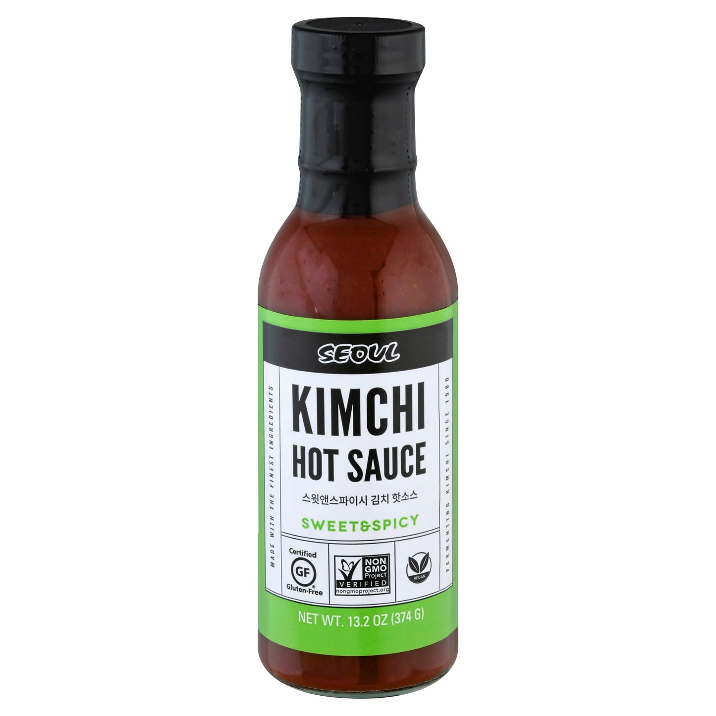 Seoul Sauce Hot Kimchi Sweet and Spicy 13.2 oz (Pack of 6)