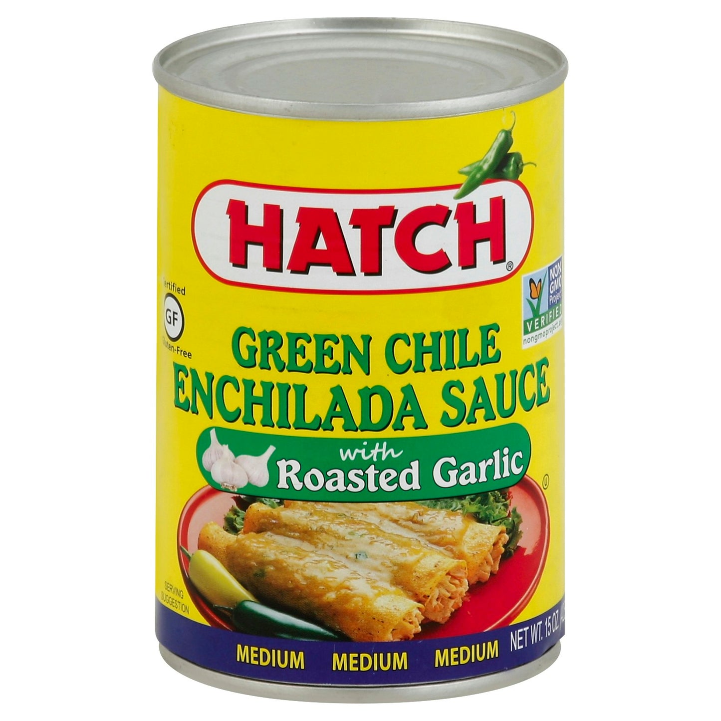 Hatch Sauce Green Enchlda Roasted Garlic 14 Oz Pack of 12