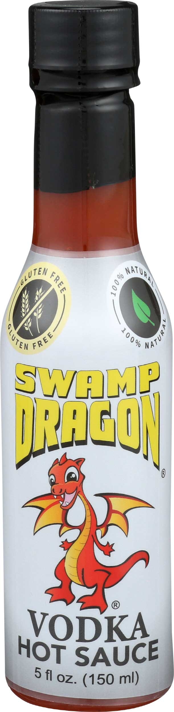 Swamp Dragon Vodka Hot Sauce - 5 Fluid Ounce (Pack of 6)
