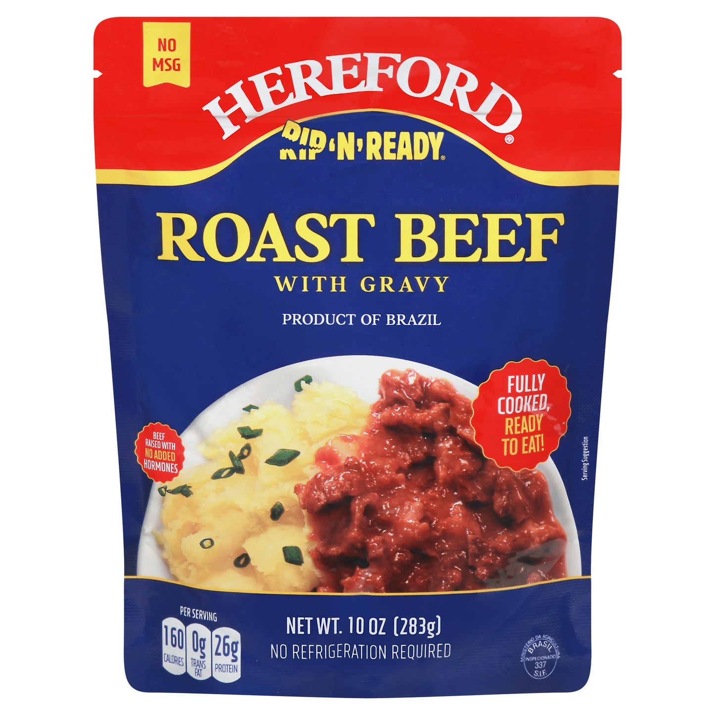Hereford Meat Roast Beef with Gravy 10 oz (Pack of 12)