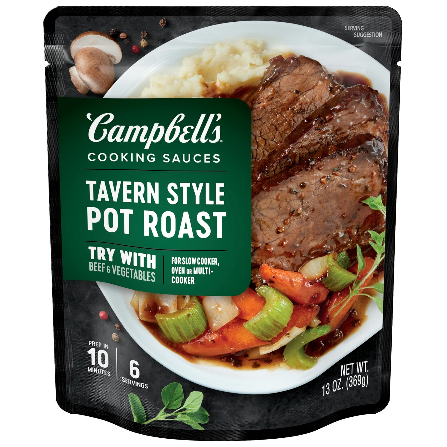 Campbells Entre Pot Roast Tavern Style 13 Oz (Pack of 6)