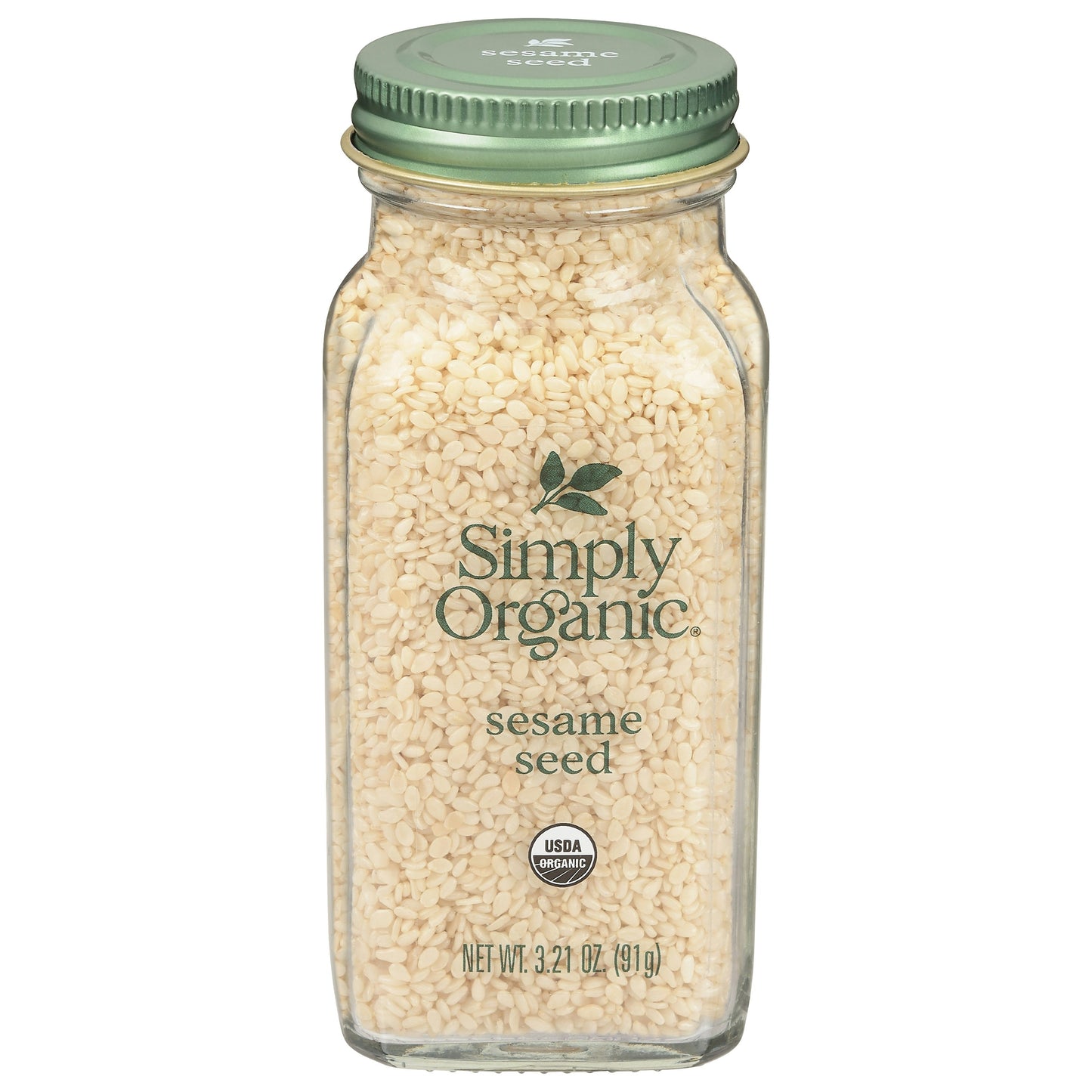 Simply Organic Seed Sesame Whole Organic 3.21 Oz (Pack of 6)