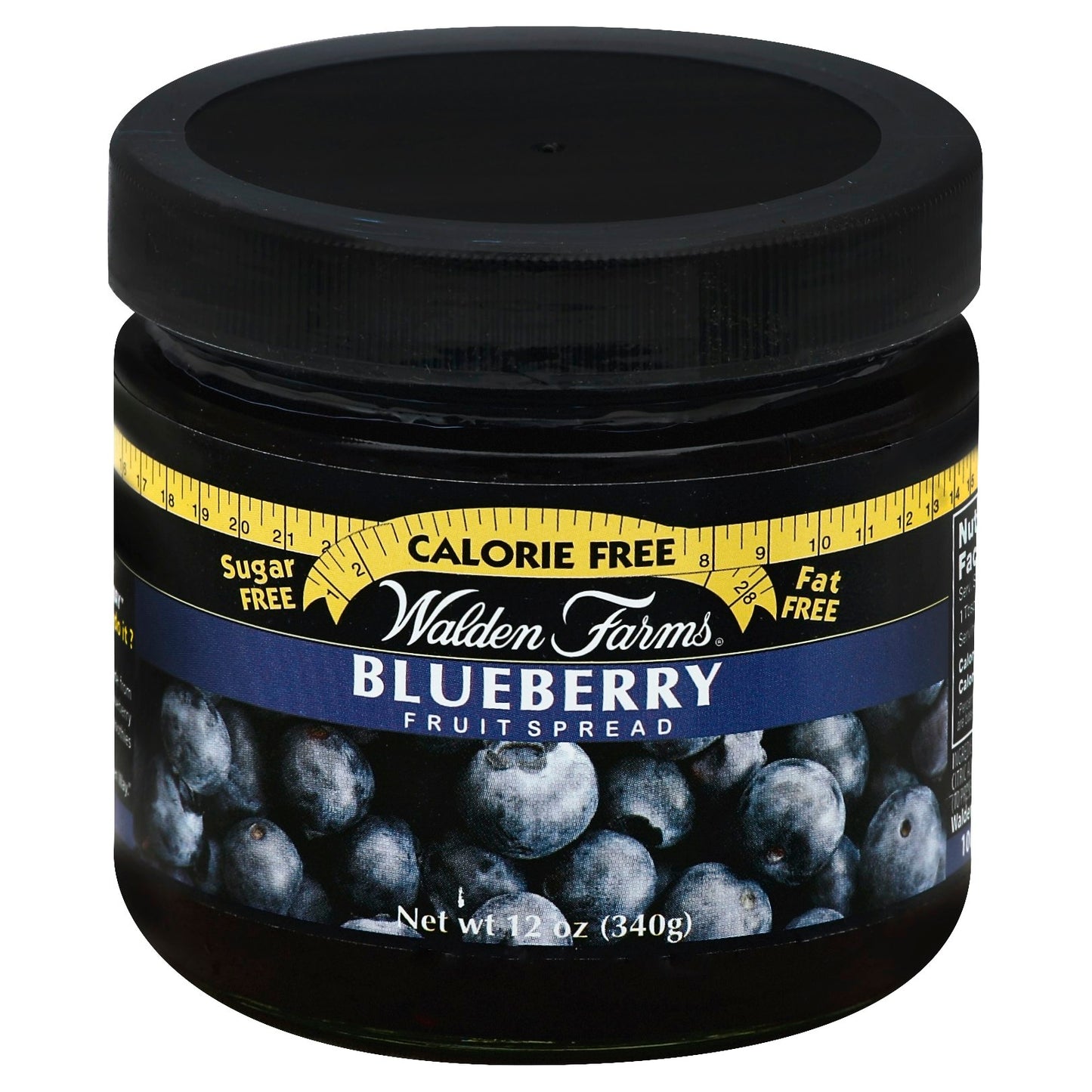 Walden Farms Fruit Spread Calorie Free No Carb Blueberry 12 Oz (Pack of 6)