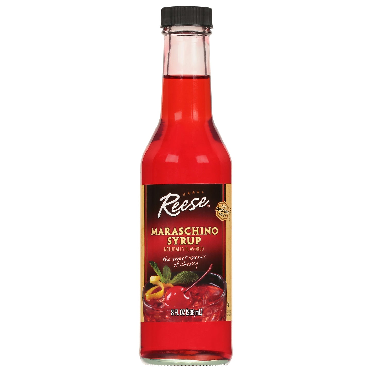 Reese Syrup Maraschino 8 oz (Pack of 6)
