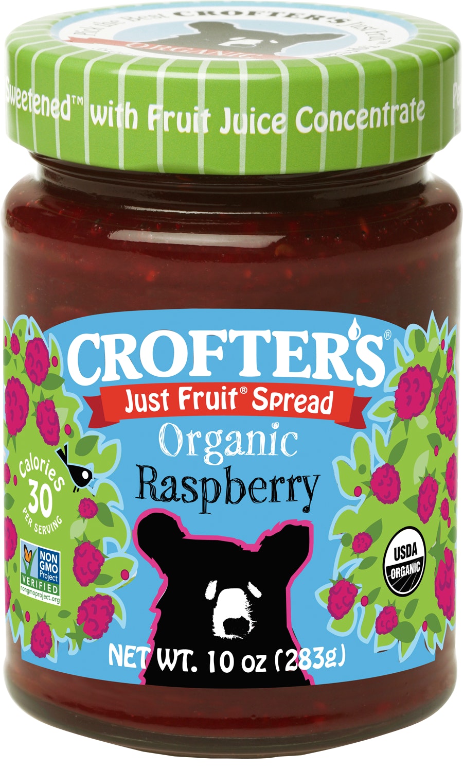 Crofters Organic Raspberry Spread - 10 Ounce (Pack of 6)