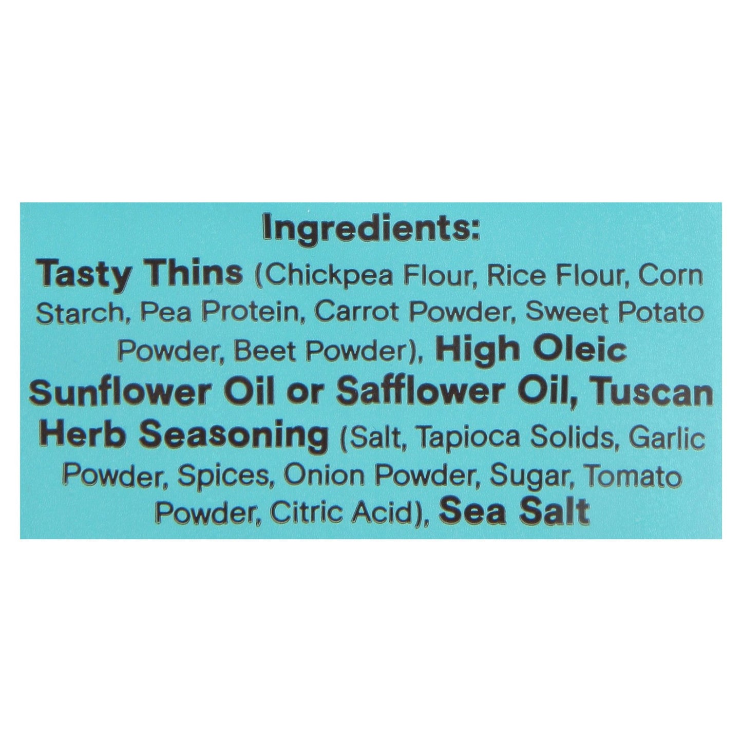 Biena Llc - Tasty Thins Tuscan Herb 4 oz (Pack of 12)