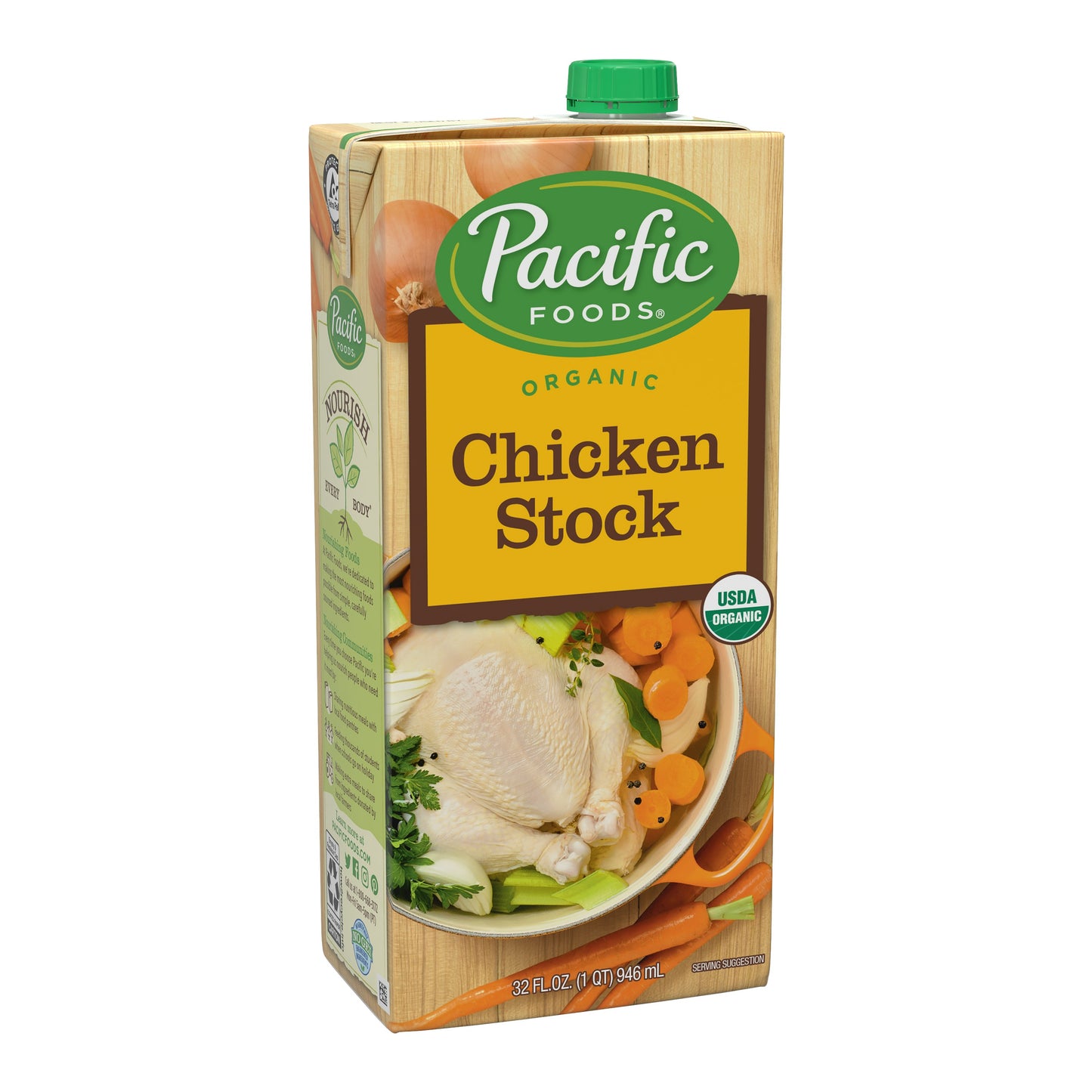Pacific Foods Stock Chicken Organic 32 oz (Pack of 12)