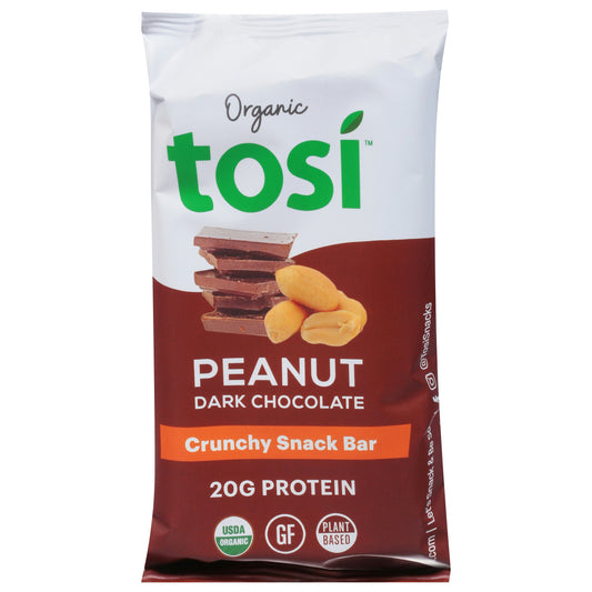 Tosihealth Bites Super Peanut Dark Chocolate 2.4 oz (Pack of 12)