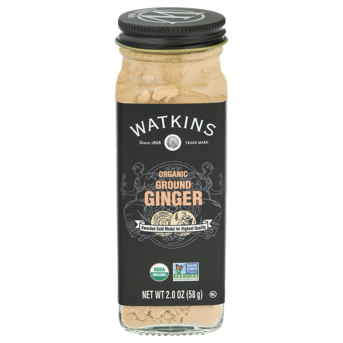 Watkins Ginger Ground Organic 2 Oz (Pack of 3)