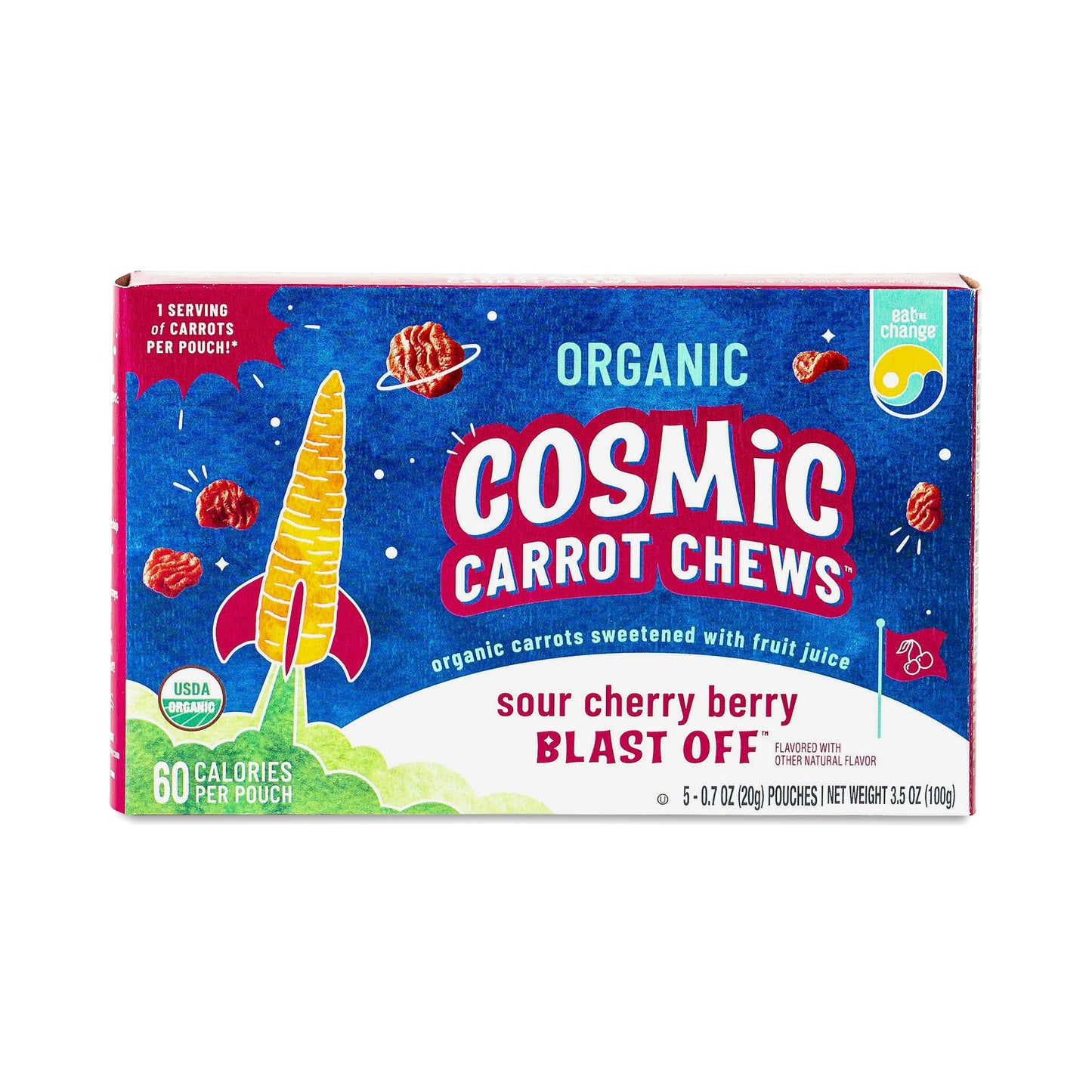 Eat The Change - Carrot Chew Cherry Berry 5/.7 oz (Pack of 10)