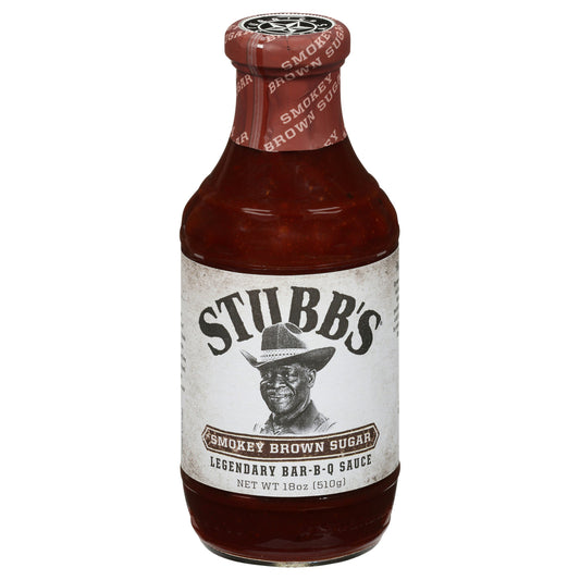Stubbs Sauce Smokey Brown Sugar 18 oz (Pack of 6)