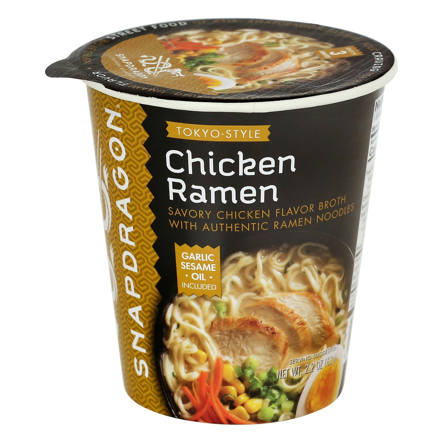Snapdragon Ramen Chicken Cup 2.2 oz (Pack of 6)
