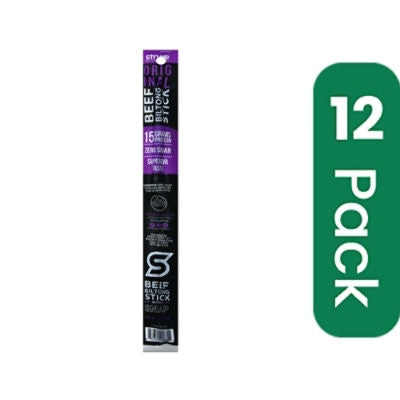 Stryve Protein Snacks Biltong Stick Original 1 oz (Pack of 12)