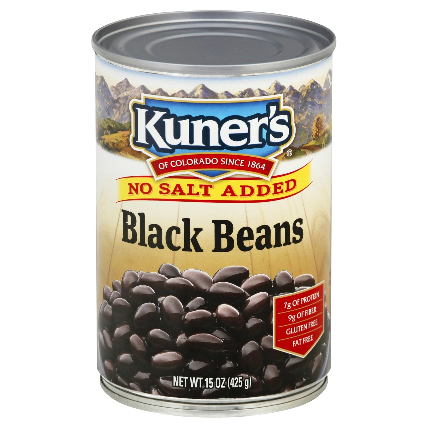 Kuners Bean Black No Salt 15 oz (Pack of 12)
