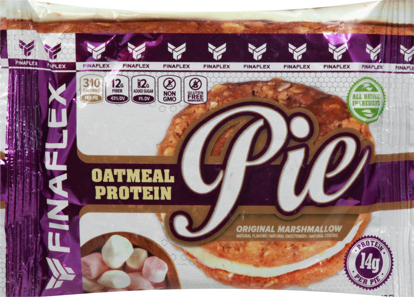 Finaflex Bar Oatmeal Protein Pie 6 Oz (Pack of 10)
