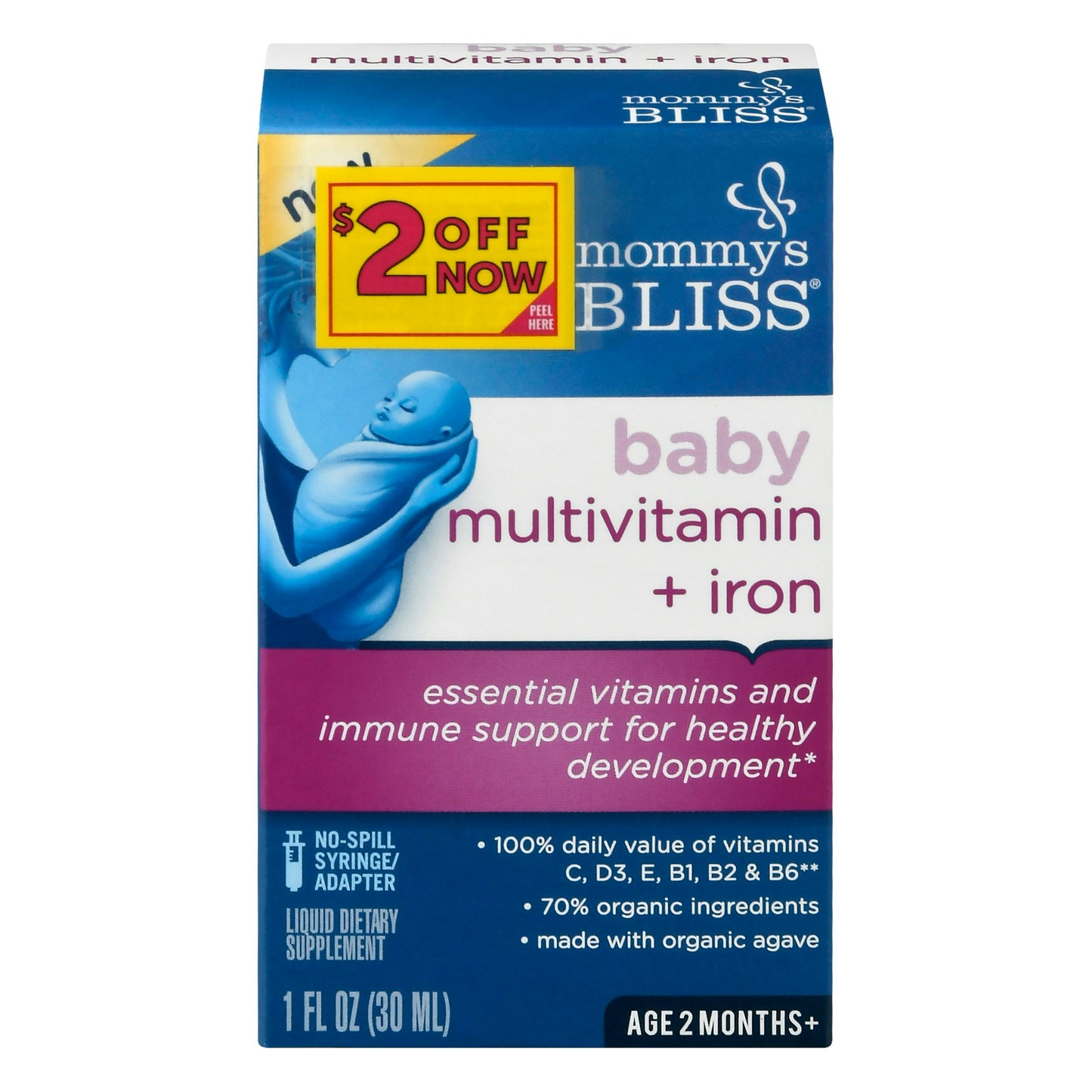 Mommys Bliss Baby Multivitamin Iron 1 fl oz