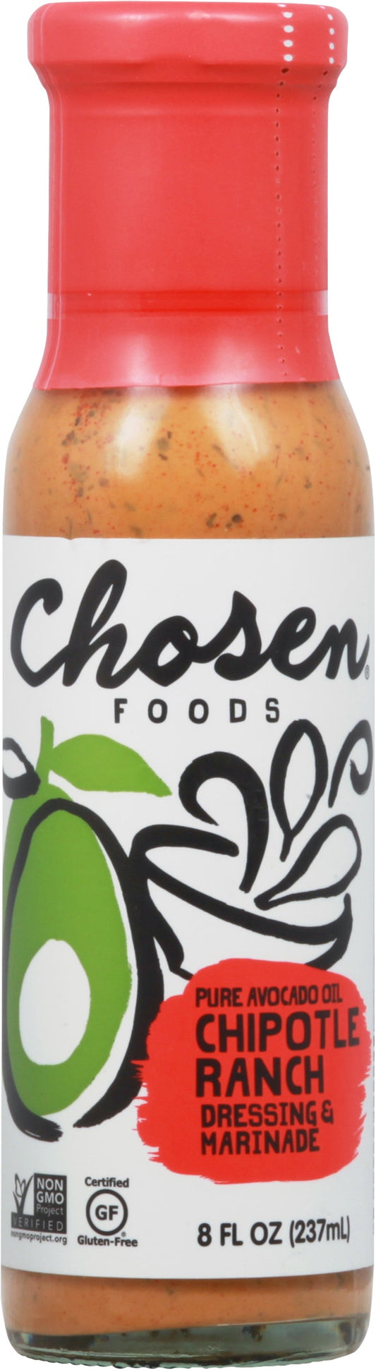 Chosen Foods Dressing Marinade Chip Ranch 8 Oz (Pack of 6)