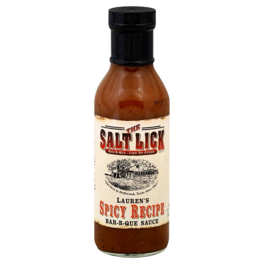 Salt Lick Sauce BBQ Spicy 12 Oz (Pack of 6)