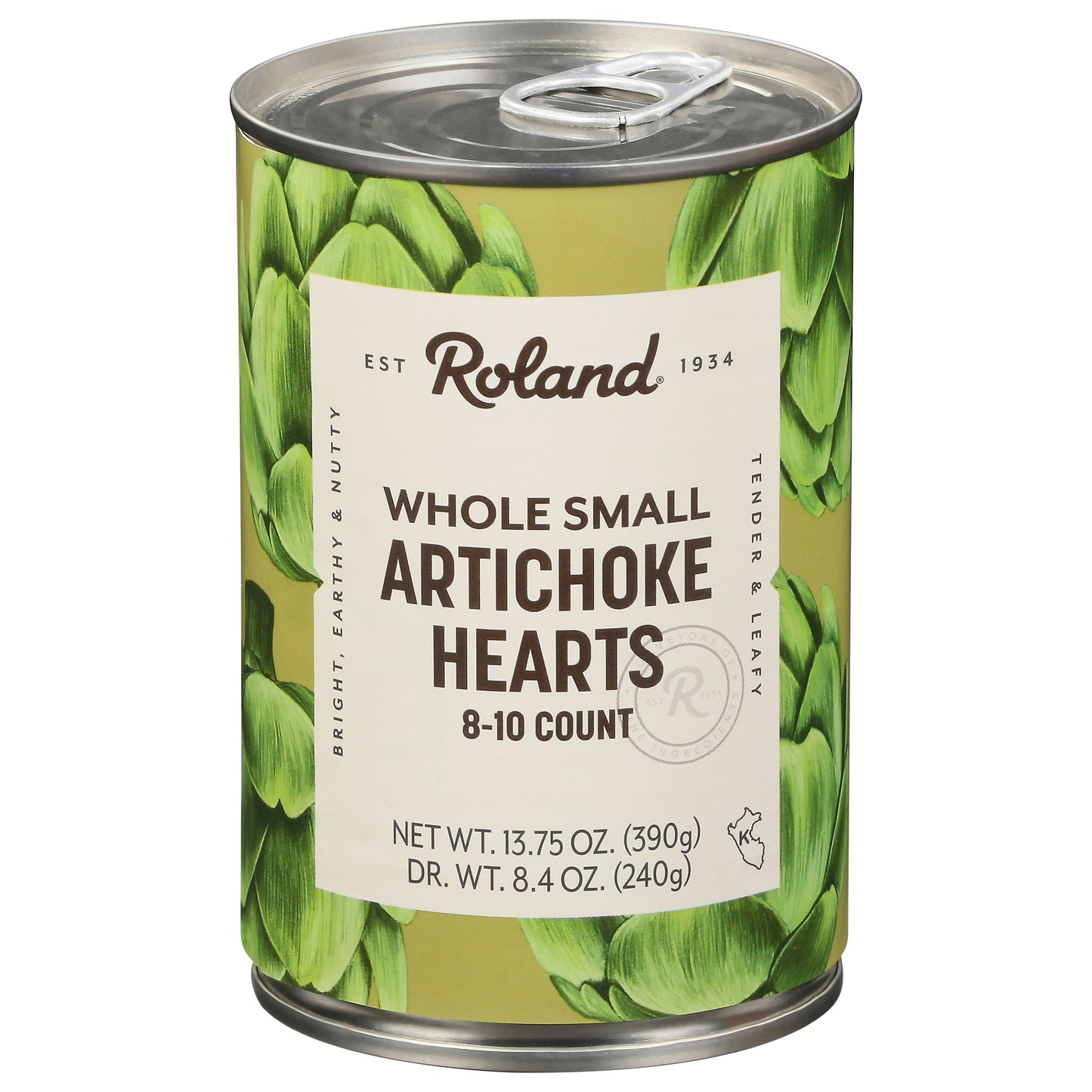 Roland Artichoke Hearts 8 10 Count 13.75 Oz Pack of 6