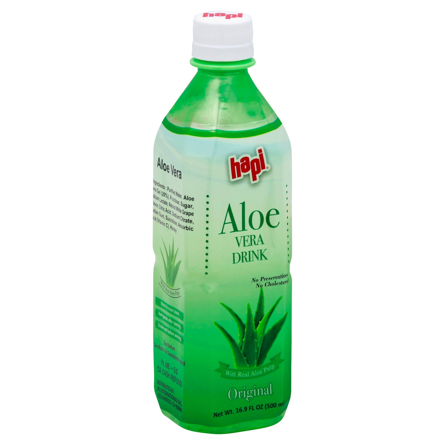 Hapi Drink Aloe Vera Original 16.9 FO (Pack Of 20)